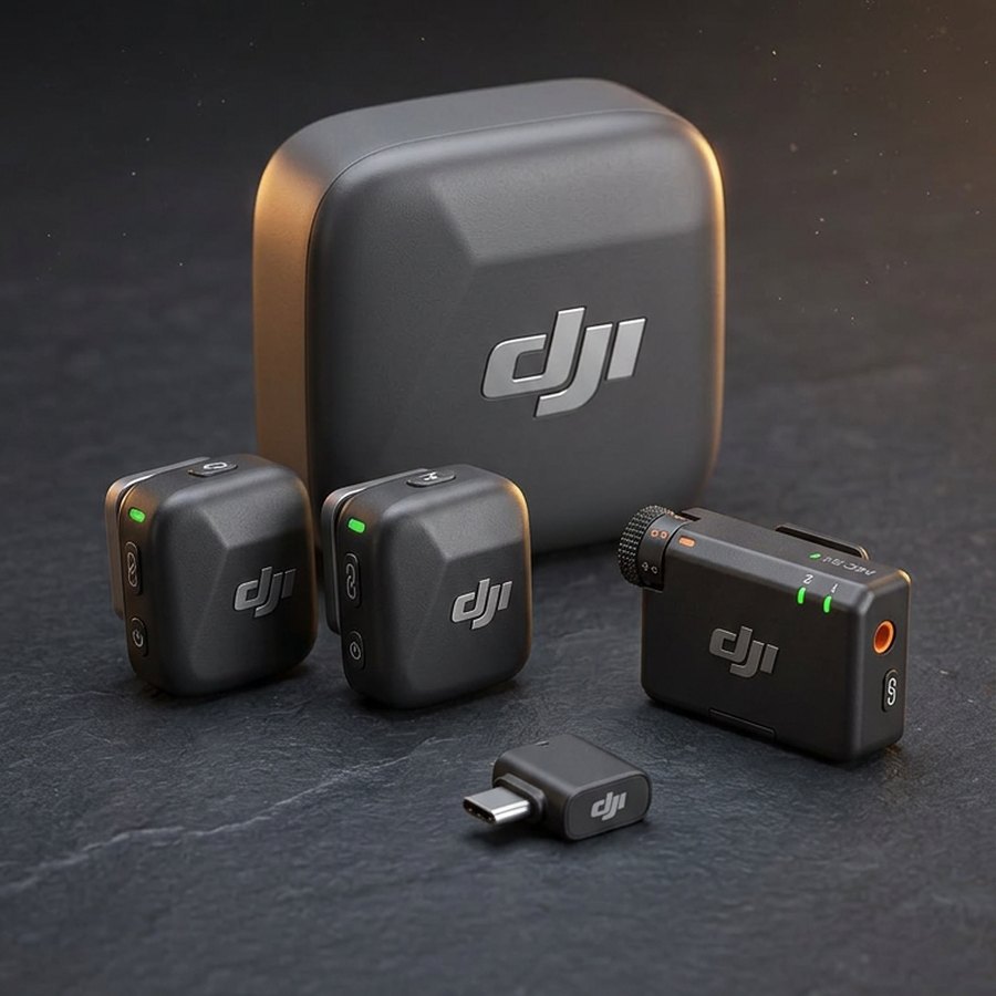DJI Mic Mini (2 TX + 1 RX + estuche de carga)