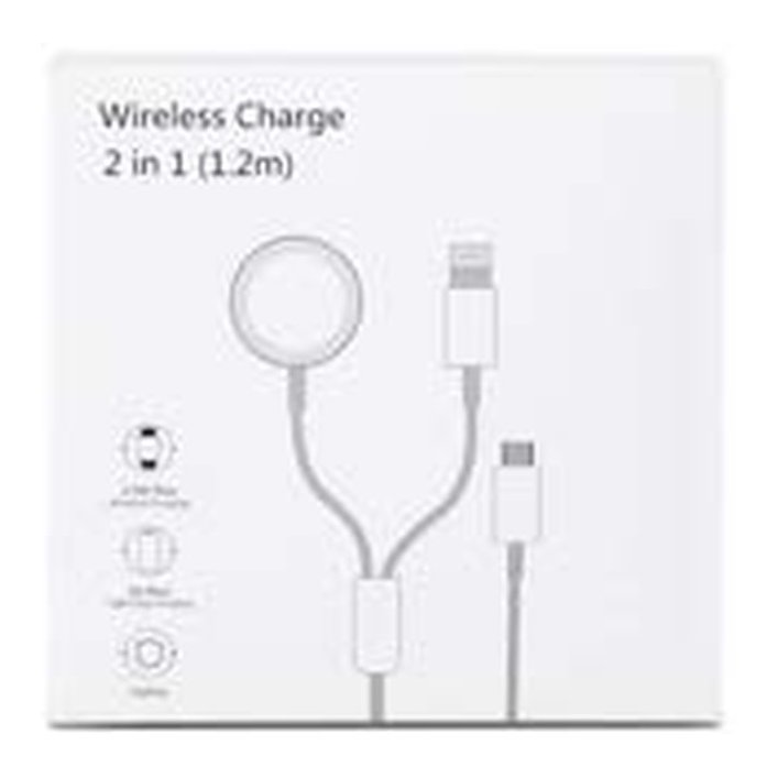 Cargador Apple Watch tipo C 2 en 1 (1.2 m)