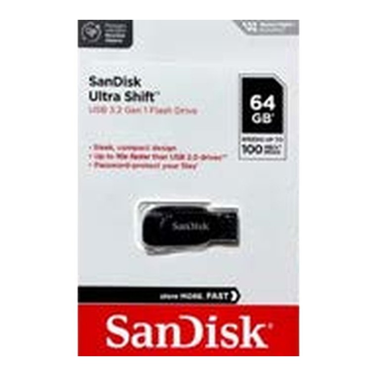 Flash memory SanDisk Ultra Shift 64 GB USB 3.2
