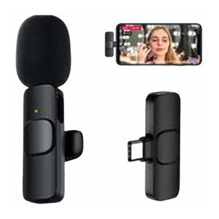 Micrófono inalámbrico K9 tipo C + adaptador lightning