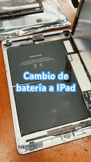 Cambio de batería de iPad